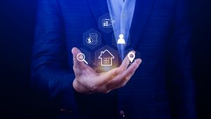 Mano de asesor financiero