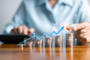 dinero en crecimiento